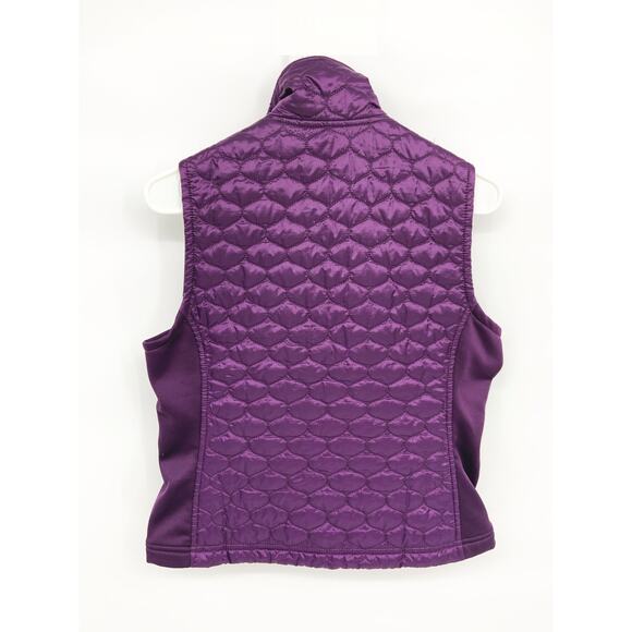 L.L. Bean Purple Quilted Full Zip Polyester Puffer Vest Jacket Size S - Picture 4 of 6